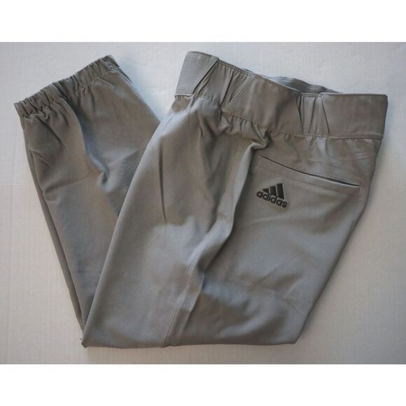 Adidas HG4678 Men's Sz Medium Gray Icon Pro KLP Baseball Pants - Picture 7 of 8